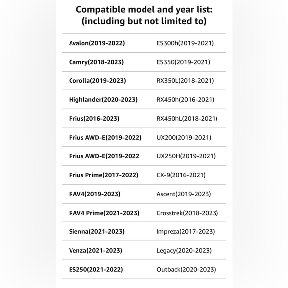 Automobile Cabin Filter fit AVALON/CAMRY/COROLLA/PRIUS/PRIUS PRIME/RAV - Picture 3 of 3